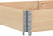 vidaXL - Plantenbak - 150x100 - cm - massief - grenenhout