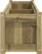 vidaXL - Plantenbak - 150x31x31 - cm - geïmpregneerd - grenenhout