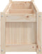 vidaXL - Plantenbak - 150x31x31 - cm - massief - grenenhout