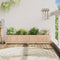 vidaXL - Plantenbak - 150x31x31 - cm - massief - grenenhout