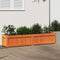 vidaXL - Plantenbak - 150x31x31 - cm - massief - grenenhout - wasbruin