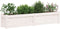 vidaXL - Plantenbak - 150x31x31 - cm - massief - grenenhout - wit