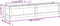vidaXL - Plantenbak - 150x31x31 - cm - massief - grenenhout - wit