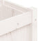 vidaXL - Plantenbak - 150x31x31 - cm - massief - grenenhout - wit