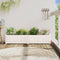 vidaXL - Plantenbak - 150x31x31 - cm - massief - grenenhout - wit