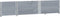 vidaXL - Plantenbak - 150x50 - cm - massief - grenenhout - grijs