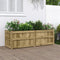vidaXL - Plantenbak - 150x50x50 - cm - geïmpregneerd - grenenhout