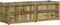 vidaXL - Plantenbak - 150x50x50 - cm - geïmpregneerd - grenenhout