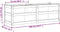 vidaXL - Plantenbak - 150x50x50 - cm - massief - douglashout