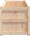 vidaXL - Plantenbak - 150x50x50 - cm - massief - grenenhout