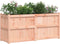vidaXL - Plantenbak - 150x50x70 - cm - massief - douglashout