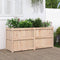 vidaXL - Plantenbak - 150x50x70 - cm - massief - grenenhout