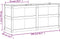 vidaXL - Plantenbak - 150x50x70 - cm - massief - grenenhout - wasbruin