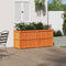 vidaXL - Plantenbak - 150x50x70 - cm - massief - grenenhout - wasbruin