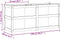 vidaXL - Plantenbak - 150x50x70 - cm - massief - grenenhout - wit