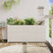 vidaXL - Plantenbak - 150x50x70 - cm - massief - grenenhout - wit