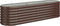 vidaXL - Plantenbak - 152x40x36 - cm - gepoedercoat - staal - bruin