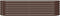 vidaXL - Plantenbak - 152x40x36 - cm - gepoedercoat - staal - bruin
