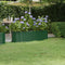 vidaXL - Plantenbak - 152x40x36 - cm - gepoedercoat - staal - groen
