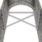 vidaXL - Plantenbak - 152x40x36 - cm - gepoedercoat - staal - zilverkleurig