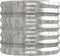 vidaXL - Plantenbak - 152x40x36 - cm - gepoedercoat - staal - zilverkleurig