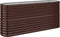 vidaXL - Plantenbak - 152x40x68 - cm - gepoedercoat - staal - bruin