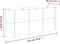 vidaXL - Plantenbak - 152x40x68 - cm - gepoedercoat - staal - grijs