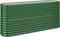 vidaXL - Plantenbak - 152x40x68 - cm - gepoedercoat - staal - groen