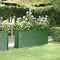 vidaXL - Plantenbak - 152x40x68 - cm - gepoedercoat - staal - groen
