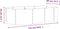 vidaXL - Plantenbak - 152x80x36 - cm - gepoedercoat - staal - grijs