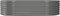 vidaXL - Plantenbak - 152x80x36 - cm - gepoedercoat - staal - grijs