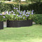 vidaXL - Plantenbak - 152x80x36 - cm - gepoedercoat - staal - antracietkleurig