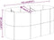 vidaXL - Plantenbak - 152x80x68 - cm - gepoedercoat - staal - groen