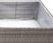 vidaXL - Plantenbak - 157x80x40 - cm - poly - rattan - grijs