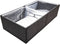 vidaXL - Plantenbak - 157x80x40 - cm - poly - rattan - zwart