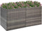 vidaXL - Plantenbak - 157x80x80 - cm - poly - rattan - grijs