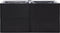 vidaXL - Plantenbak - 157x80x80 - cm - poly - rattan - zwart