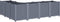 vidaXL - Plantenbak - 160x120x53 - cm - polypropeen - grijs