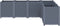 vidaXL - Plantenbak - 160x120x53 - cm - polypropeen - grijs