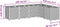 vidaXL - Plantenbak - 160x120x53 - cm - polypropeen - lichtgrijs