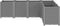 vidaXL - Plantenbak - 160x120x53 - cm - polypropeen - lichtgrijs
