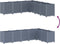 vidaXL - Plantenbak - 160x160x53 - cm - polypropeen - grijs