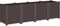 vidaXL - Plantenbak - 160x40x53 - cm - polypropeen - bruin