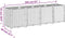 vidaXL - Plantenbak - 160x40x53 - cm - polypropeen - bruin