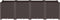 vidaXL - Plantenbak - 160x40x53 - cm - polypropeen - bruin