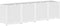 vidaXL - Plantenbak - 160x40x53 - cm - polypropeen - wit