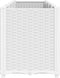vidaXL - Plantenbak - 160x40x53 - cm - polypropeen - wit