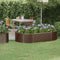 vidaXL - Plantenbak - 175x100x36 - cm - gepoedercoat - staal - bruin
