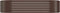 vidaXL - Plantenbak - 175x100x36 - cm - gepoedercoat - staal - bruin
