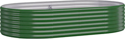vidaXL - Plantenbak - 175x100x36 - cm - gepoedercoat - staal - groen